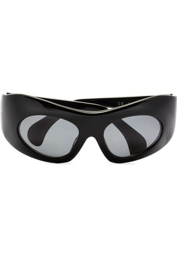 Port Tanger Ruh mask-frame sunglasses - Nero