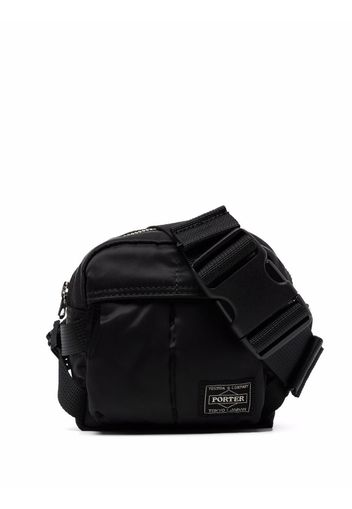 Porter-Yoshida & Co. logo patch belt bag - Nero