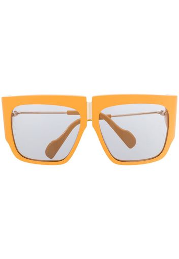 oversized square frame sunglasses