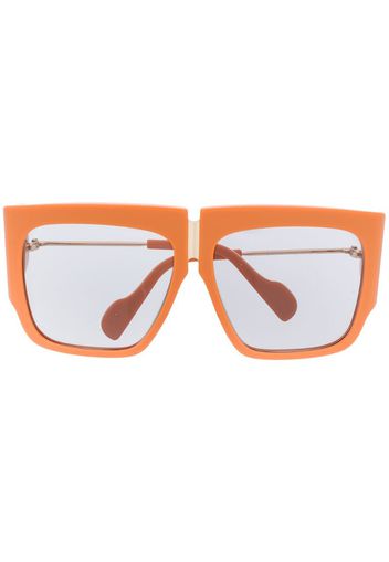 oversized square frame sunglasses