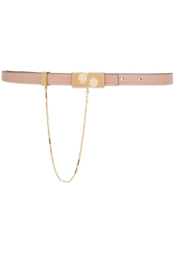 Ports 1961 chain-link leather belt - Rosa