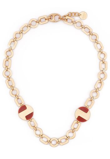 Ports 1961 circular charm necklace - Oro