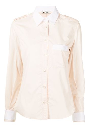 Ports 1961 long-sleeve cotton shirt - Rosa