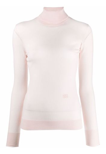 Ports 1961 turtle-neck wool longsleeved top - Rosa