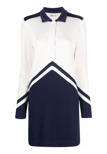 Ports 1961 panelled silk shirt dress - Bianco