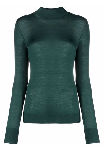 Ports 1961 turtle-neck wool longsleeved top - Verde