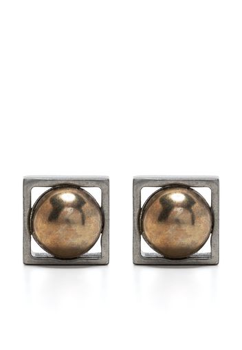 Ports 1961 two-tone stud earrings - Oro