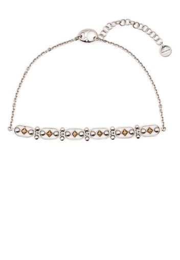 Ports 1961 geometric-design choker chain - Argento