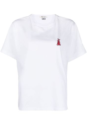 Ports 1961 T-shirt con ricamo - Bianco