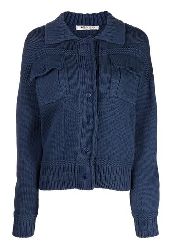 Ports 1961 Cardigan chunky - Blu