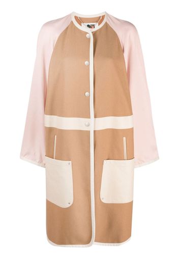 Ports 1961 pastel colour-block single-breasted coat - Toni neutri