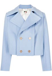 Ports 1961 double-breasted cropped jacket - Blu