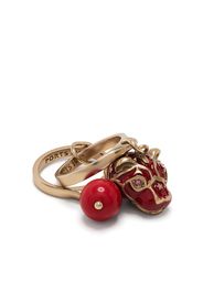 Ports 1961 charm detail ring - Oro