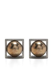 Ports 1961 two-tone stud earrings - Oro