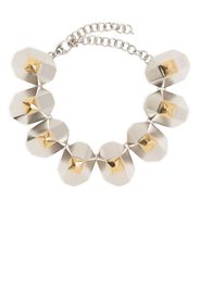 Ports 1961 Choker bicolore - Argento