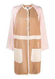 Ports 1961 pastel colour-block single-breasted coat - Toni neutri