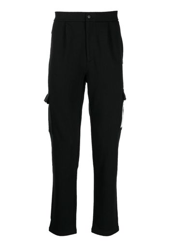 Ports V Pantaloni sportivi con applicazione logo - Nero