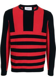 Ports V Maglione a righe - Rosso