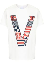 Ports V T-shirt V con stampa - Bianco