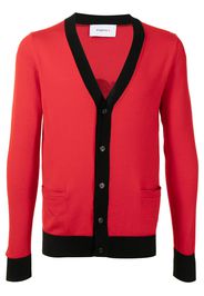 Ports V Cardigan con stampa - Rosso