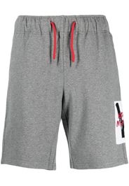 Ports V Shorts sportivi con applicazione - Grigio