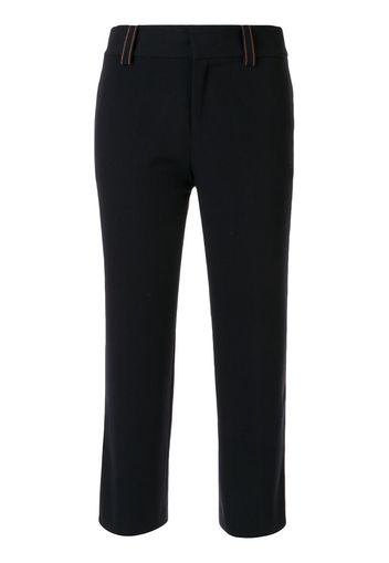 Pantaloni crop taglio straight