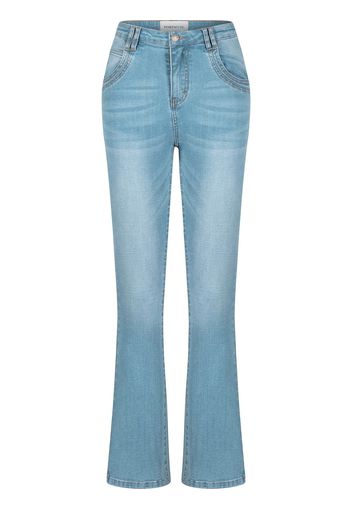 PortsPURE Jeans svasati crop - Blu