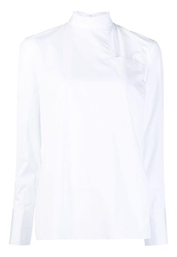 PortsPURE Camicia a collo alto - Bianco