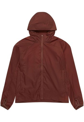 Post Archive Faction hooded lightweight jacket - Marrone