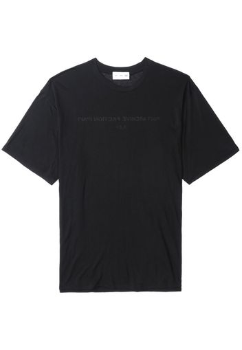 Post Archive Faction logo-print lyocell T-shirt - Nero