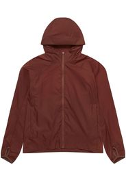 Post Archive Faction hooded lightweight jacket - Marrone