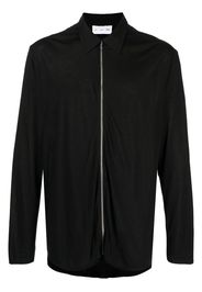 Post Archive Faction zip-up lyocell jacket - Nero