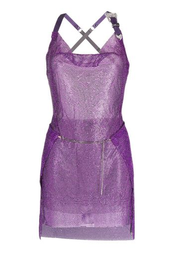 POSTER GIRL Adrianne draped minidress - Viola