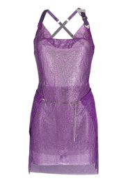 POSTER GIRL Adrianne draped minidress - Viola