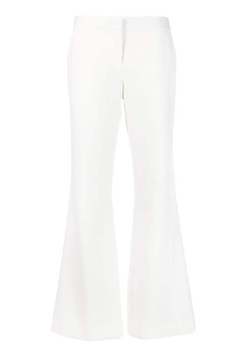 Prabal Gurung high-waisted flared trousers - Bianco