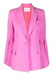 Prabal Gurung slit-sleeve single-breasted blazer - Rosa