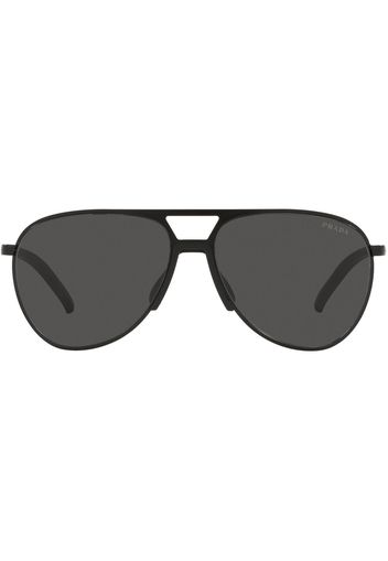 Prada Eyewear Occhiali da sole modello aviator - Nero