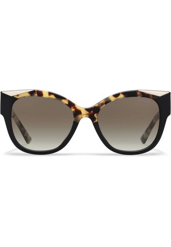 Prada Eyewear Occhiali da sole tartarugati - Grigio