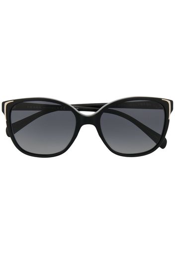 Prada Eyewear Occhiali da sole squadrati - Nero