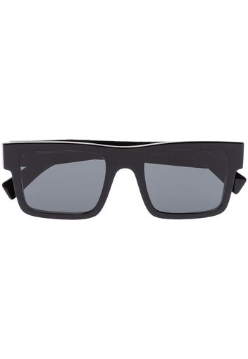 Prada Eyewear logo-print square-frame sunglasses - Nero