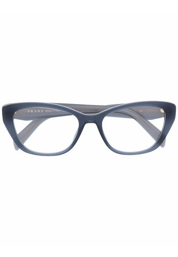 Prada Eyewear Occhiali cat-eye - Blu