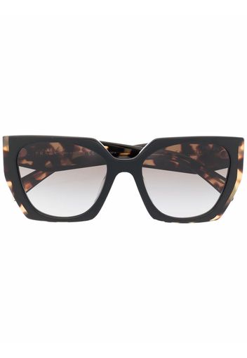 Prada Eyewear cat-eye frame sunglasses - Marrone