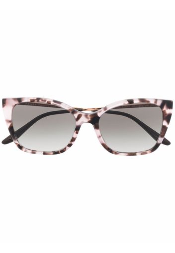 Prada Eyewear tortoiseshell oversized-frame sunglasses - Rosa