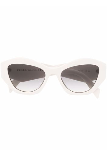 Prada Eyewear Occhiali da sole geometrici Symbole - Bianco