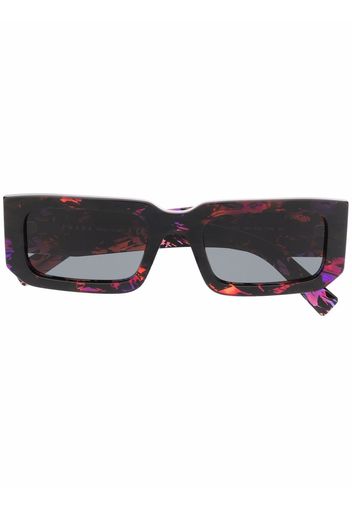 Prada Eyewear tortoiseshell-effect sunglasses - Arancione