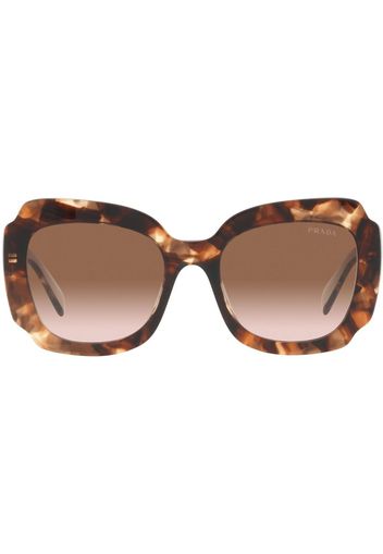 Prada Eyewear PR 16YS oversize-frame sunglasses - Marrone