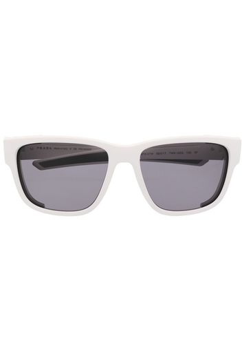 Prada Eyewear Occhiali da sole con logo - Bianco