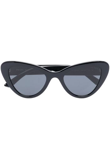 Prada Eyewear embossed-logo cat-eye sunglasses - Nero