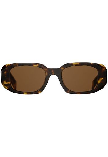 Prada Eyewear Symbole rectangular-frame sunglasses - Marrone