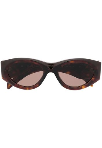 Prada Eyewear oval-frame sunglasses - Marrone